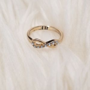 BF gold colored ring